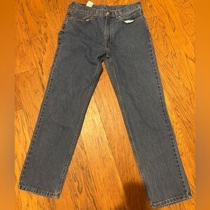 Levi's Men's Straight Jeans in Deep Blue